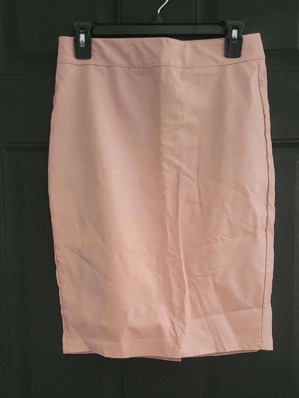 Boohoo Blush Pink Pencil Skirt
